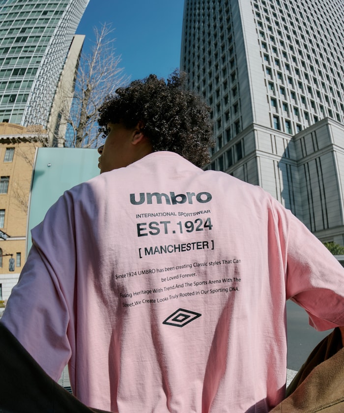 UMBRO / 別注復古標誌印花短袖T恤
