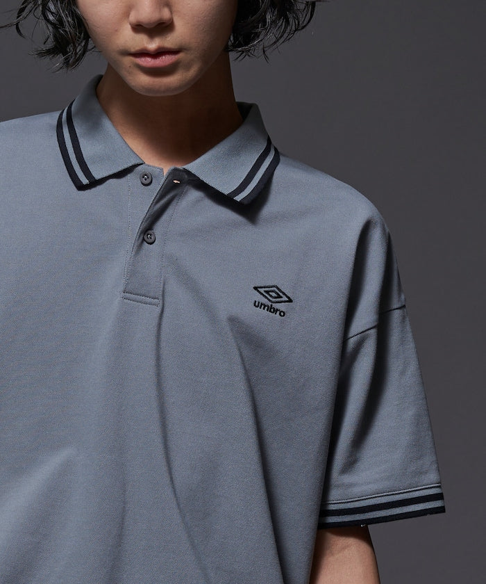 UMBRO / 別注刺繡徽標短袖 POLO 衫