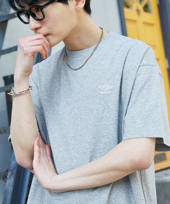 UMBRO / 吸水速乾 刺繡標誌 短袖T恤