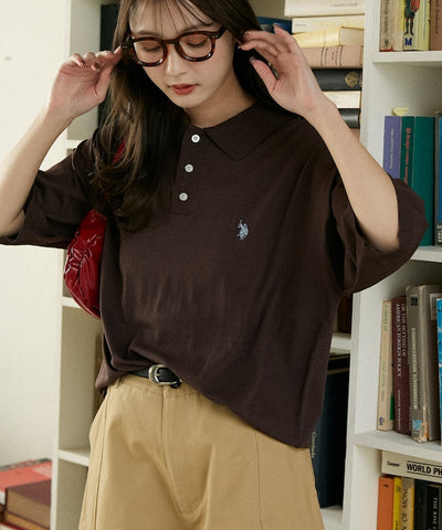 U.S. POLO ASSN. / 涼感 針織Polo衫