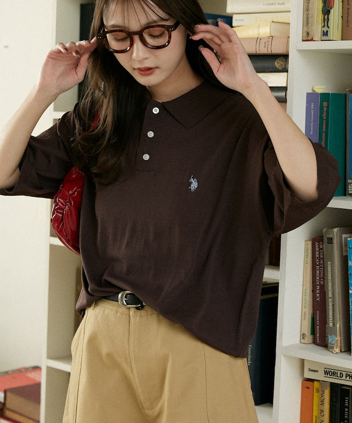 U.S. POLO ASSN. / 涼感 針織Polo衫