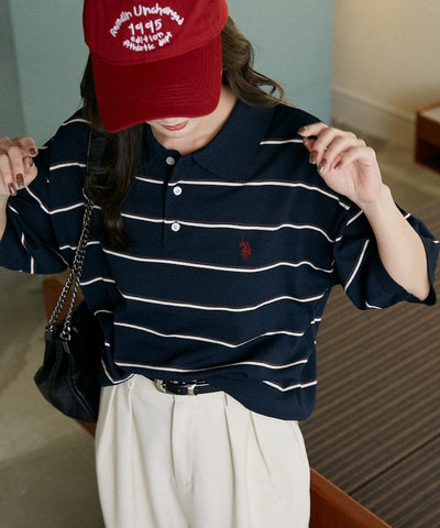 U.S. POLO ASSN. / 涼感 針織Polo衫