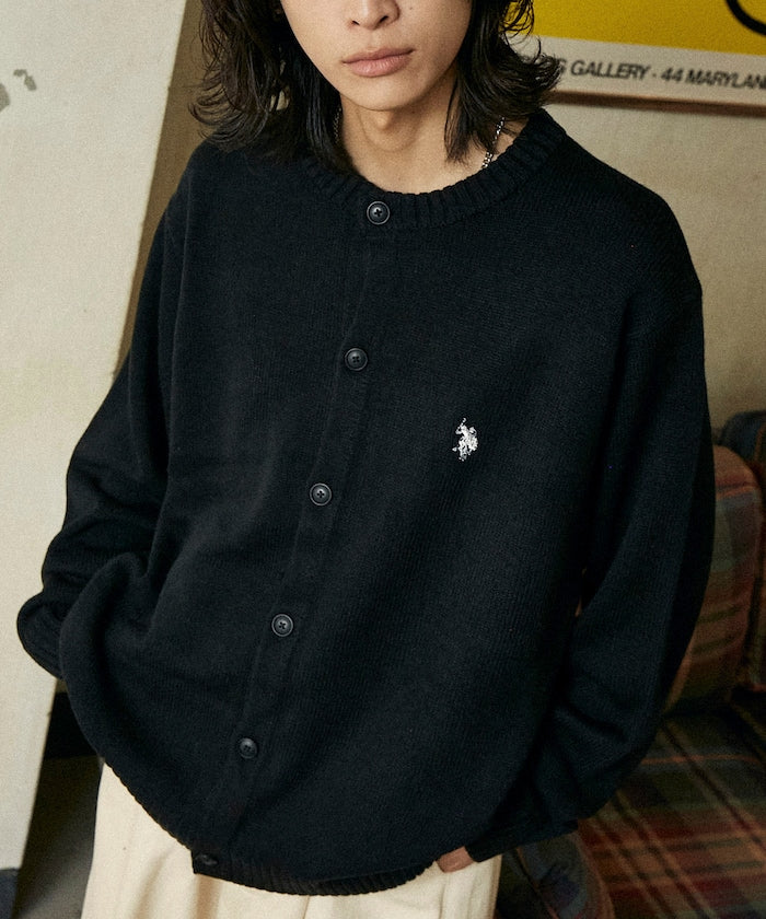 U.S. POLO ASSN. / 圓領針織開襟衫