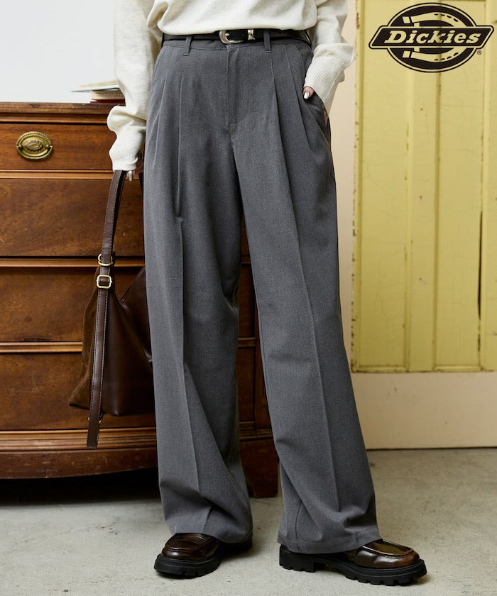 Dickies / 打褶寬版工作褲（日本聯名限定）