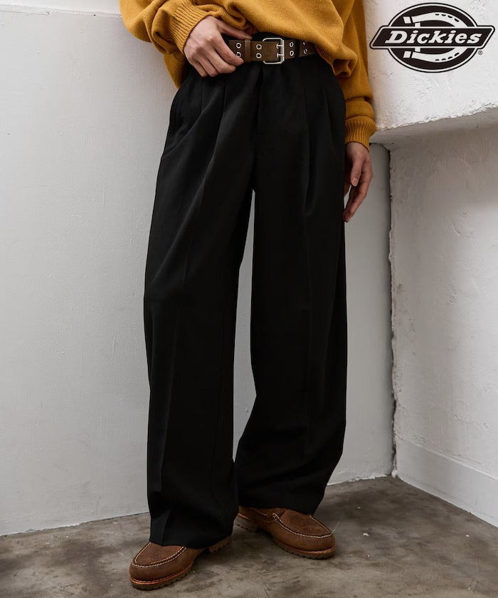 Dickies / 打褶寬版工作褲（日本聯名限定）