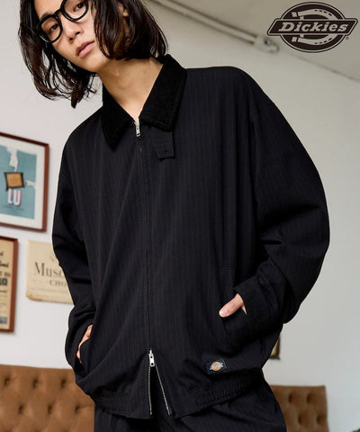 Dickies / 燈芯絨領拉鍊工作外套（日本聯名限定）