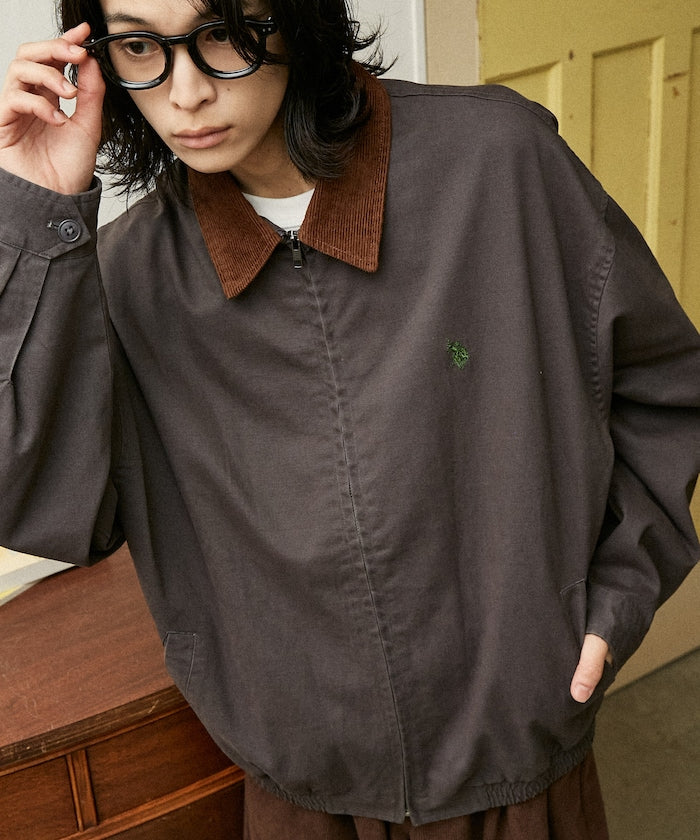 U.S. POLO ASSN. / 燈芯絨 拼接 立領外套