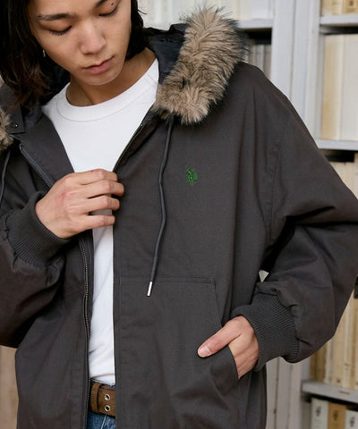 U.S. POLO ASSN. × PUBLUX / 可拆帽 斜紋工裝外套（日本聯名限定）