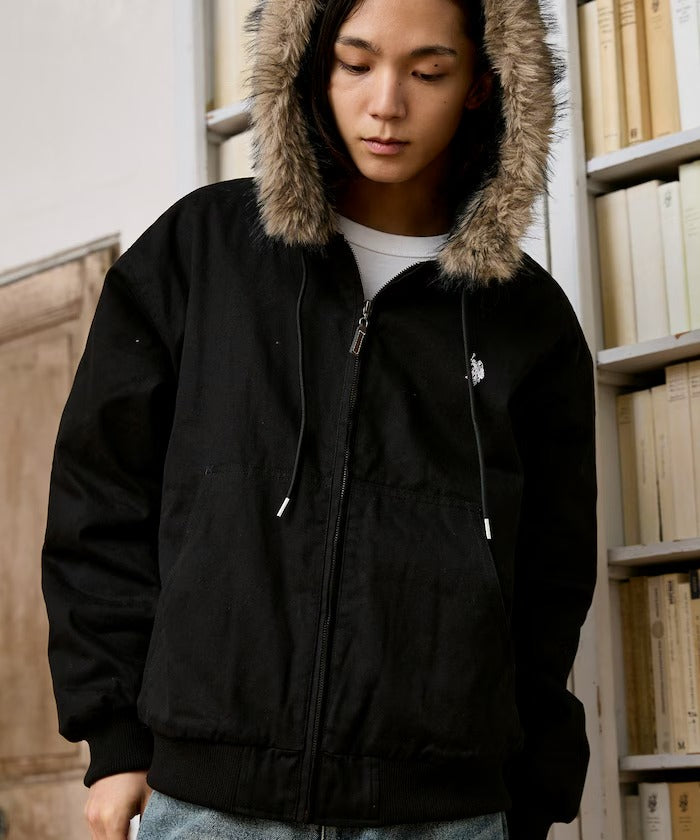 U.S. POLO ASSN. × PUBLUX / 可拆帽 斜紋工裝外套（日本聯名限定）