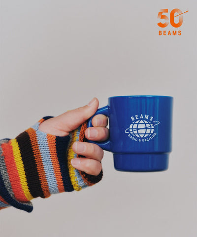 Fire-King × BEAMS / ADVERTISING MUG / 50 週年馬克杯