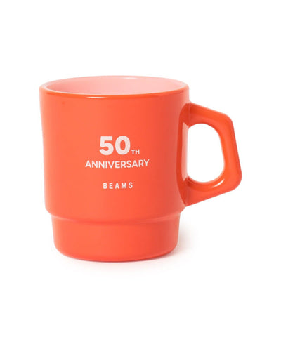 Fire-King × BEAMS / ADVERTISING MUG / 50 週年馬克杯
