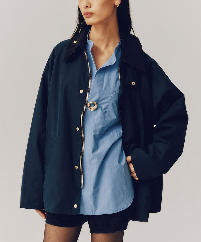 Barbour × Firsthand／女裝 TRANSPORT 加長版立領外套（日本聯名限定）