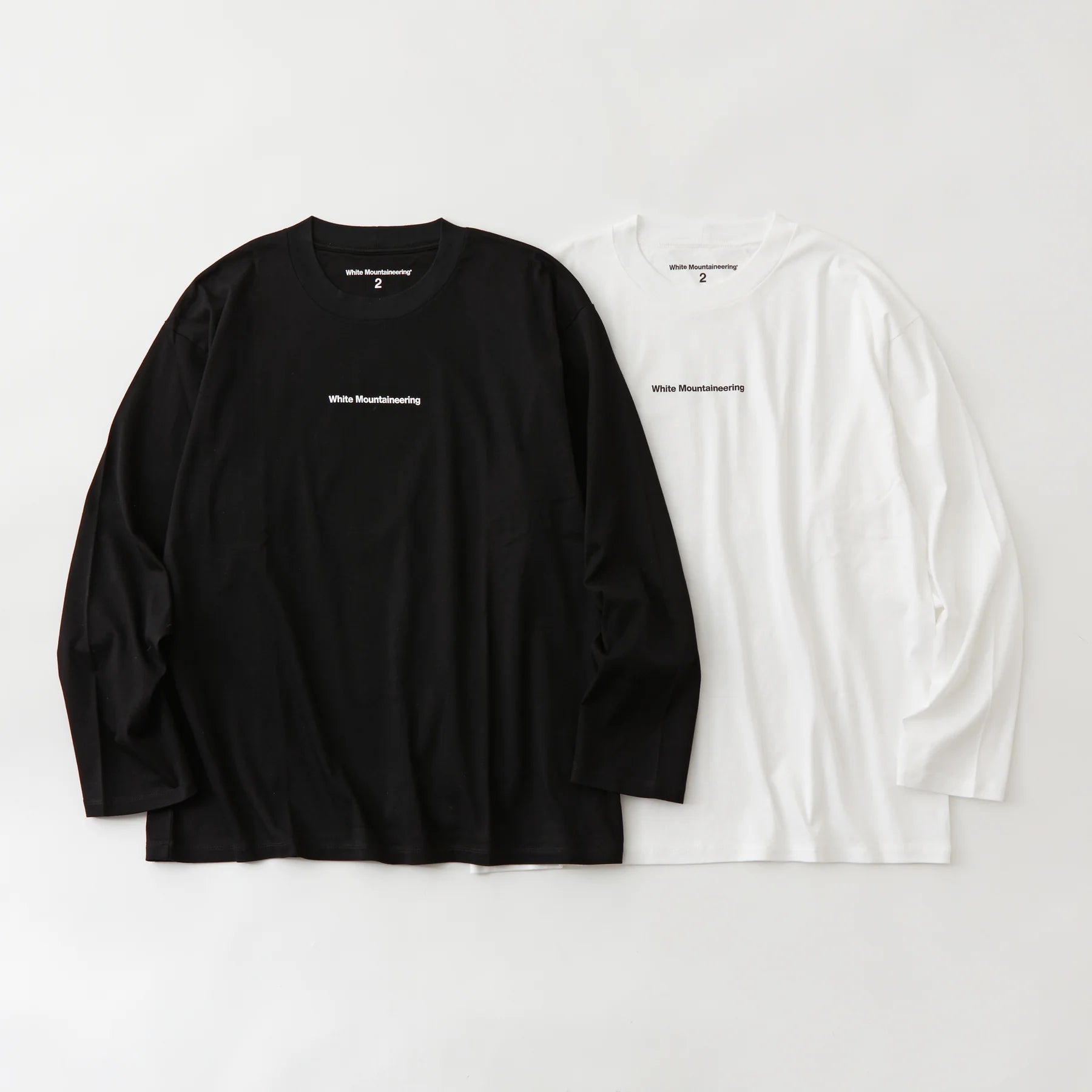 White Mountaineering WM LOGO L/S TEE  / 素t
