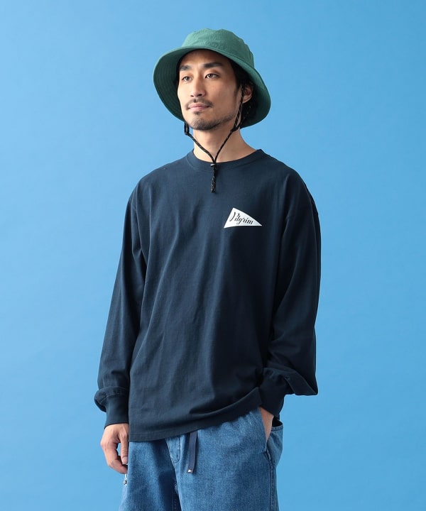 Pilgrim Surf+Supply Zaｍbia Pennant Team Tee / 長袖T恤