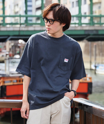 BEN DAVIS BIG POCKET TEE  / 復古小標 重磅口袋 短袖T恤