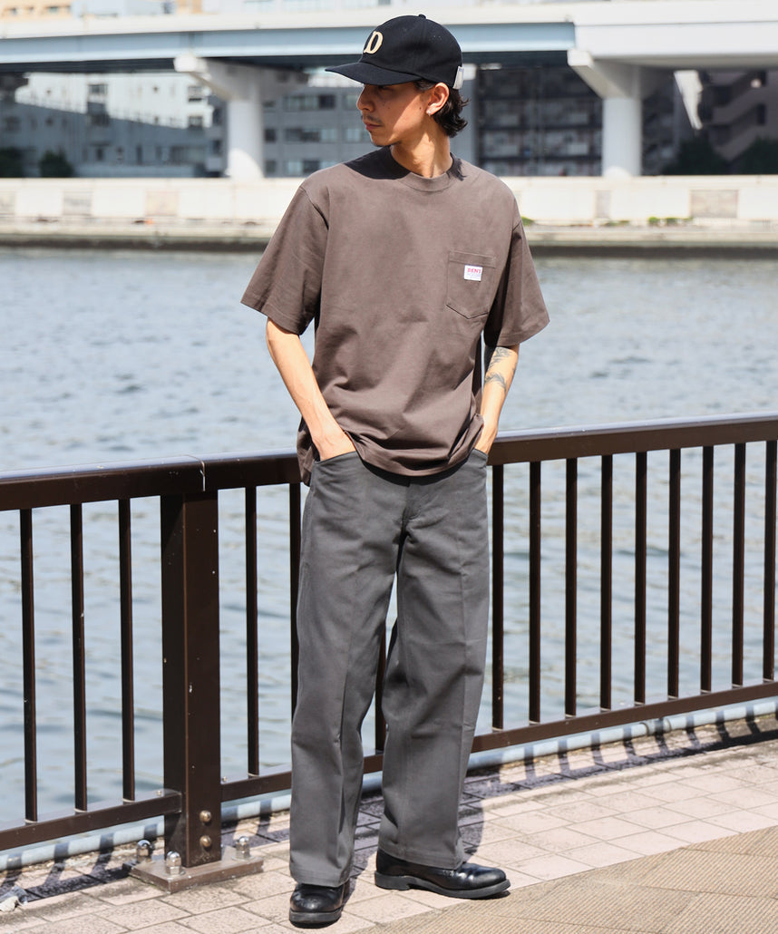 BEN DAVIS BIG POCKET TEE  / 復古小標 重磅口袋 短袖T恤