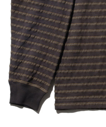 BEAMS PLUS / 立體織紋長袖口袋T恤