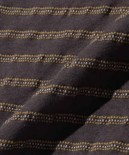 BEAMS PLUS / 立體織紋長袖口袋T恤