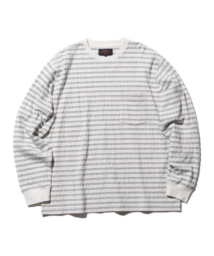 BEAMS PLUS / 立體織紋長袖口袋T恤