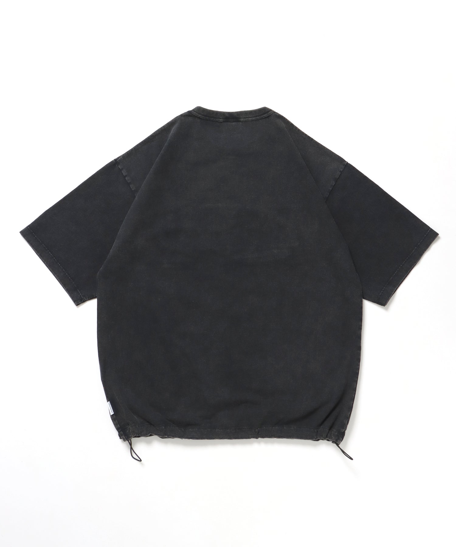 BEN DAVIS WHITE LABEL OVAL VNTG DRAW STRING TEE / 標誌 短袖T恤