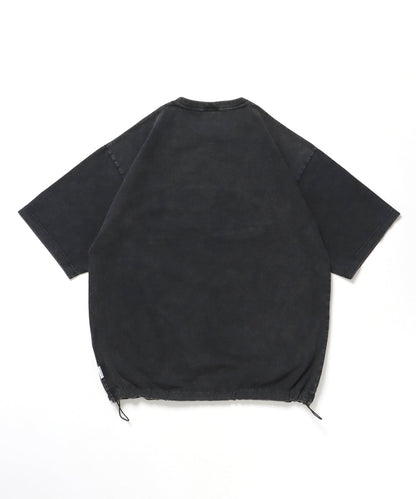 BEN DAVIS WHITE LABEL OVAL VNTG DRAW STRING TEE / 標誌 短袖T恤