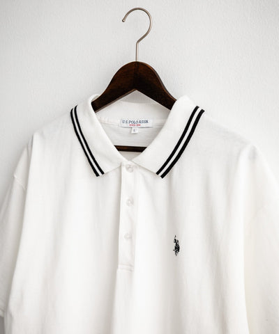 U.S. POLO ASSN. / 刺繡標誌天竺短袖Polo衫