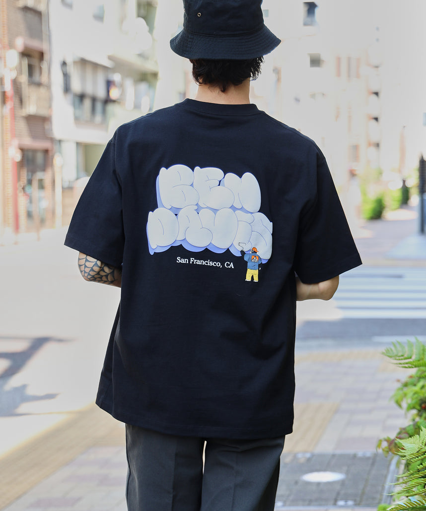 BEN DAVIS BUBBLE LOGO TEE / 短袖T恤