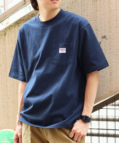 BEN DAVIS BIG POCKET TEE  / 復古小標 重磅口袋 短袖T恤