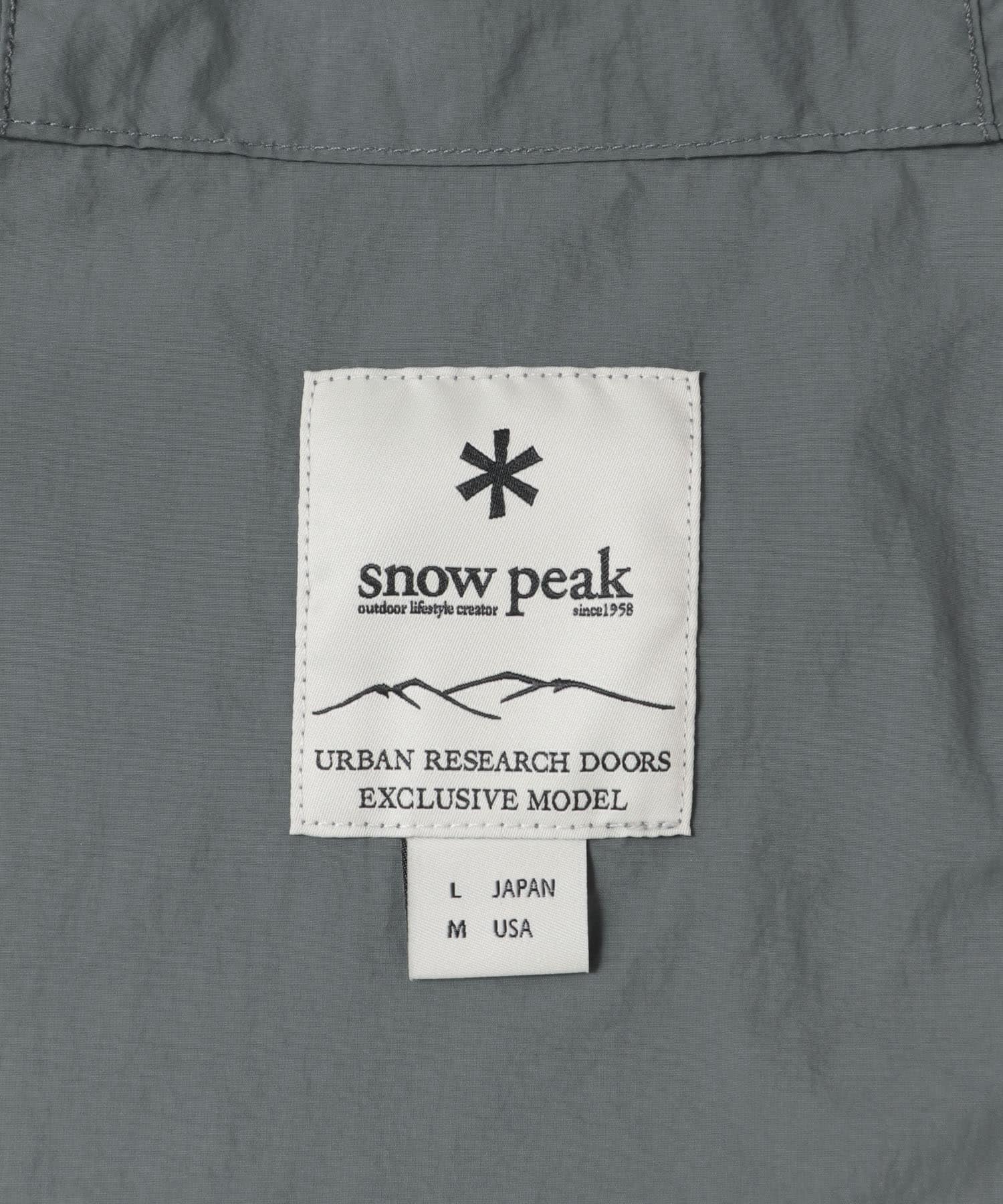 Snow Peak Apparel×DOORS　Nylon Tussah Jacket / 尼龍外套