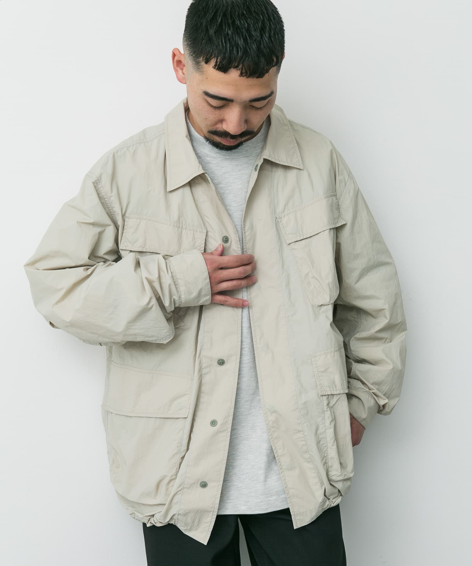 Snow Peak Apparel×DOORS　Nylon Tussah Blouson / 尼龍外套