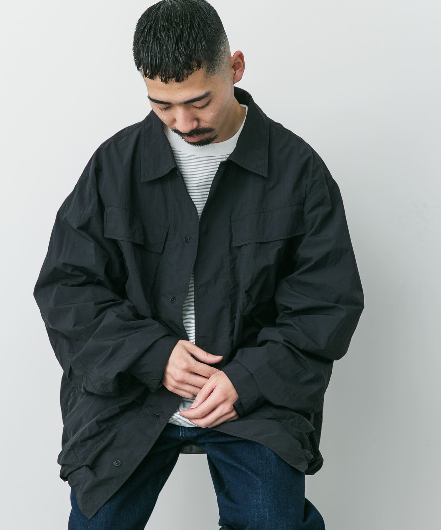 Snow Peak Apparel×DOORS　Nylon Tussah Blouson / 尼龍外套