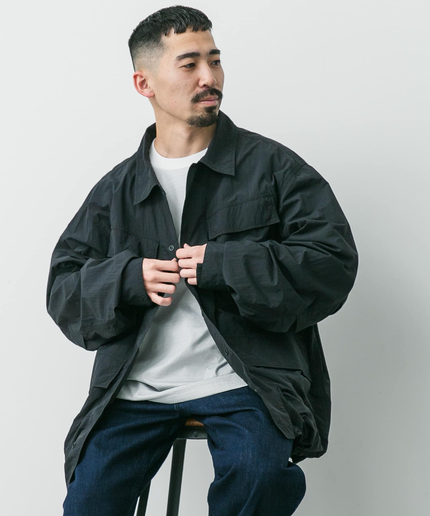 Snow Peak Apparel×DOORS　Nylon Tussah Blouson / 尼龍外套
