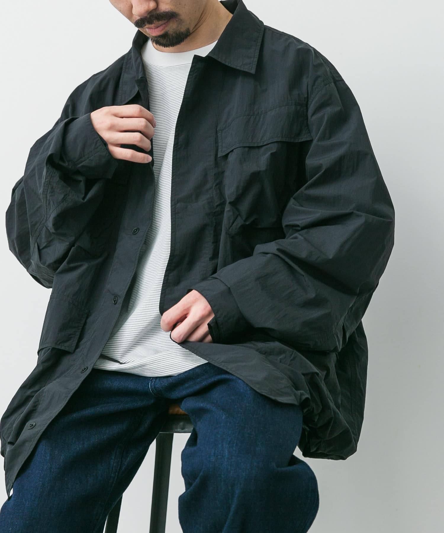 Snow Peak Apparel×DOORS　Nylon Tussah Blouson / 尼龍外套