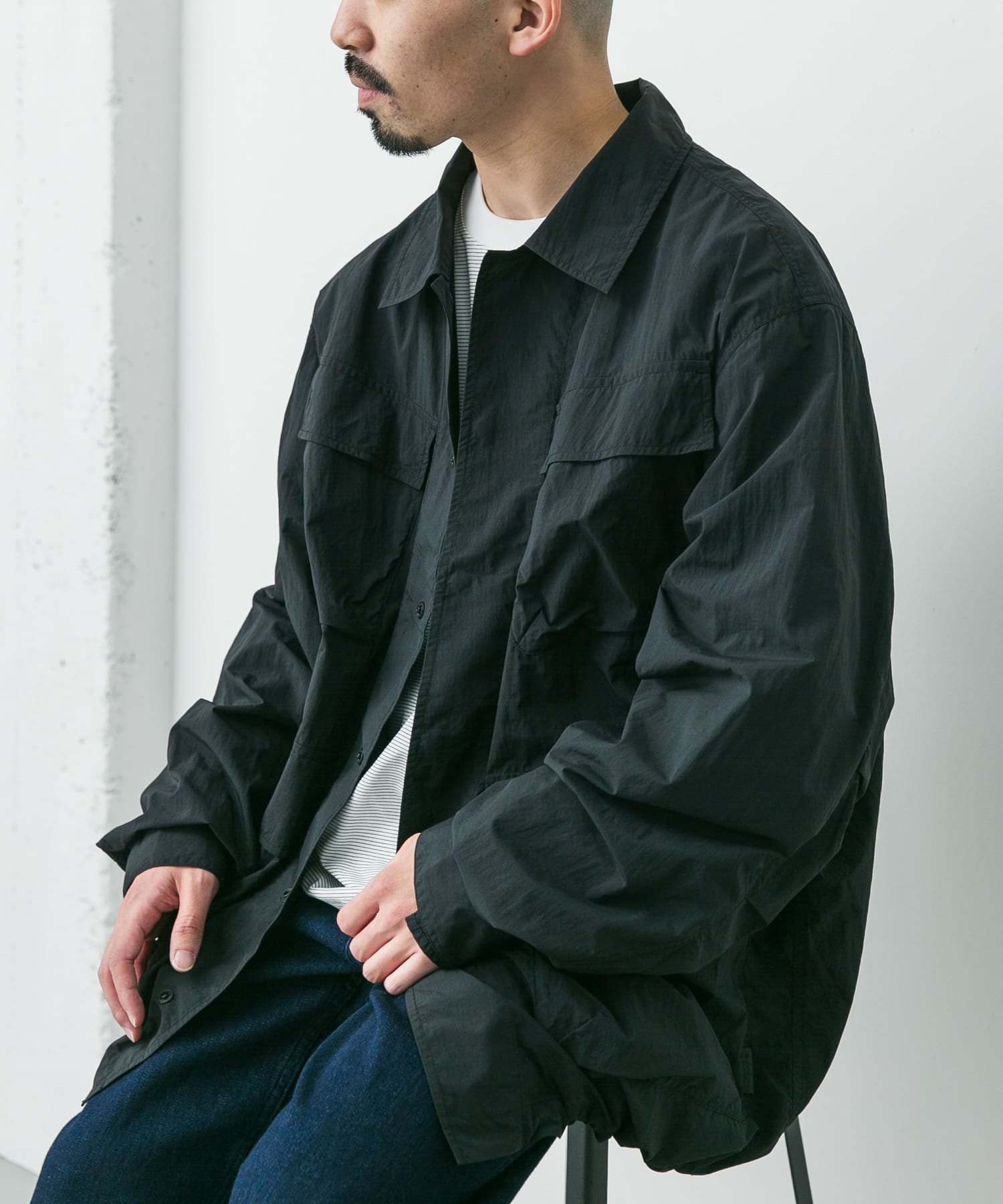 Snow Peak Apparel×DOORS　Nylon Tussah Blouson / 尼龍外套