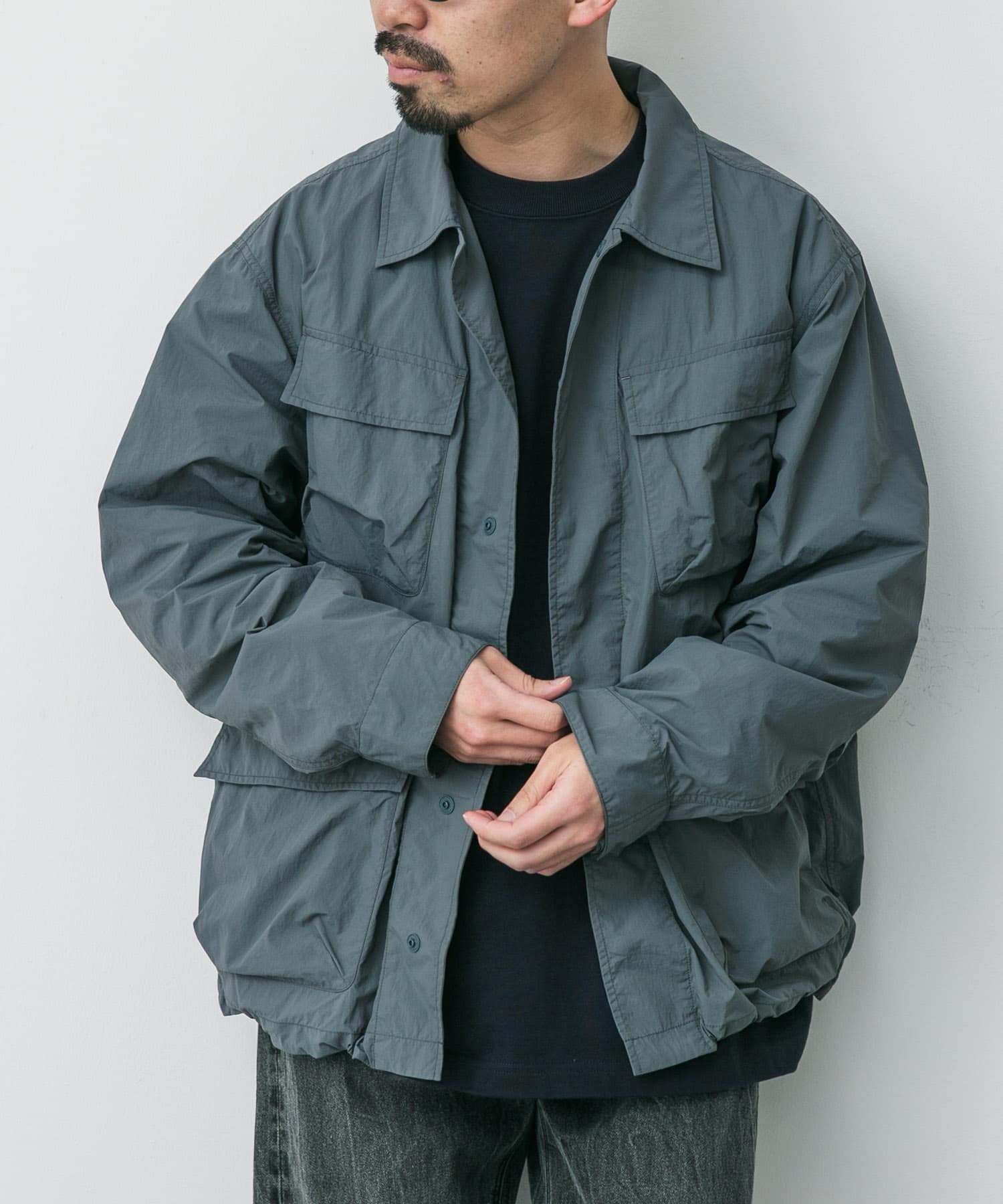 Snow Peak Apparel×DOORS　Nylon Tussah Blouson / 尼龍外套