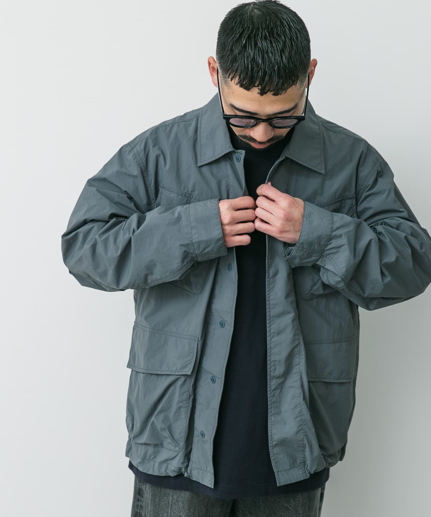 Snow Peak Apparel×DOORS　Nylon Tussah Blouson / 尼龍外套