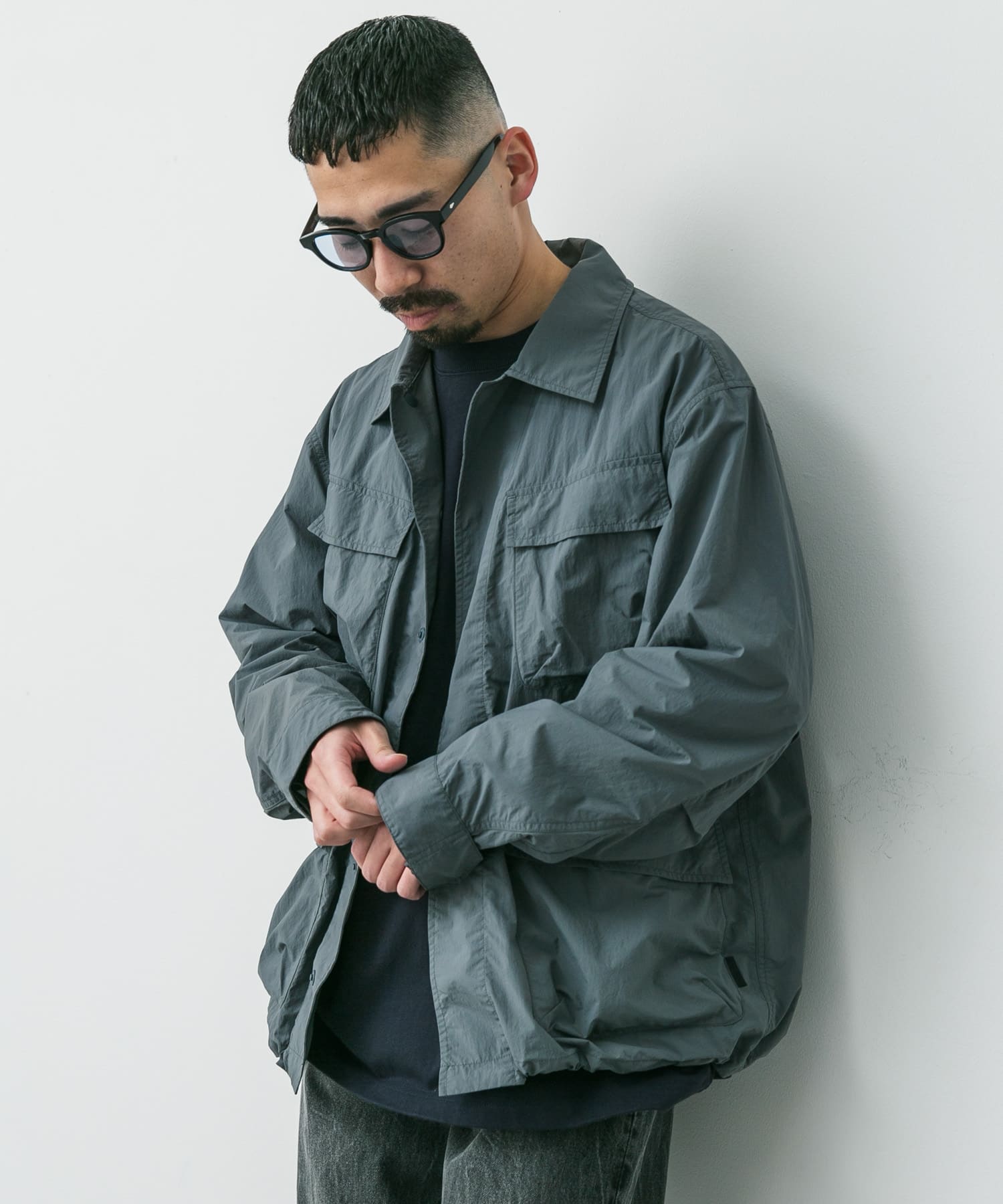 Snow Peak Apparel×DOORS　Nylon Tussah Blouson / 尼龍外套