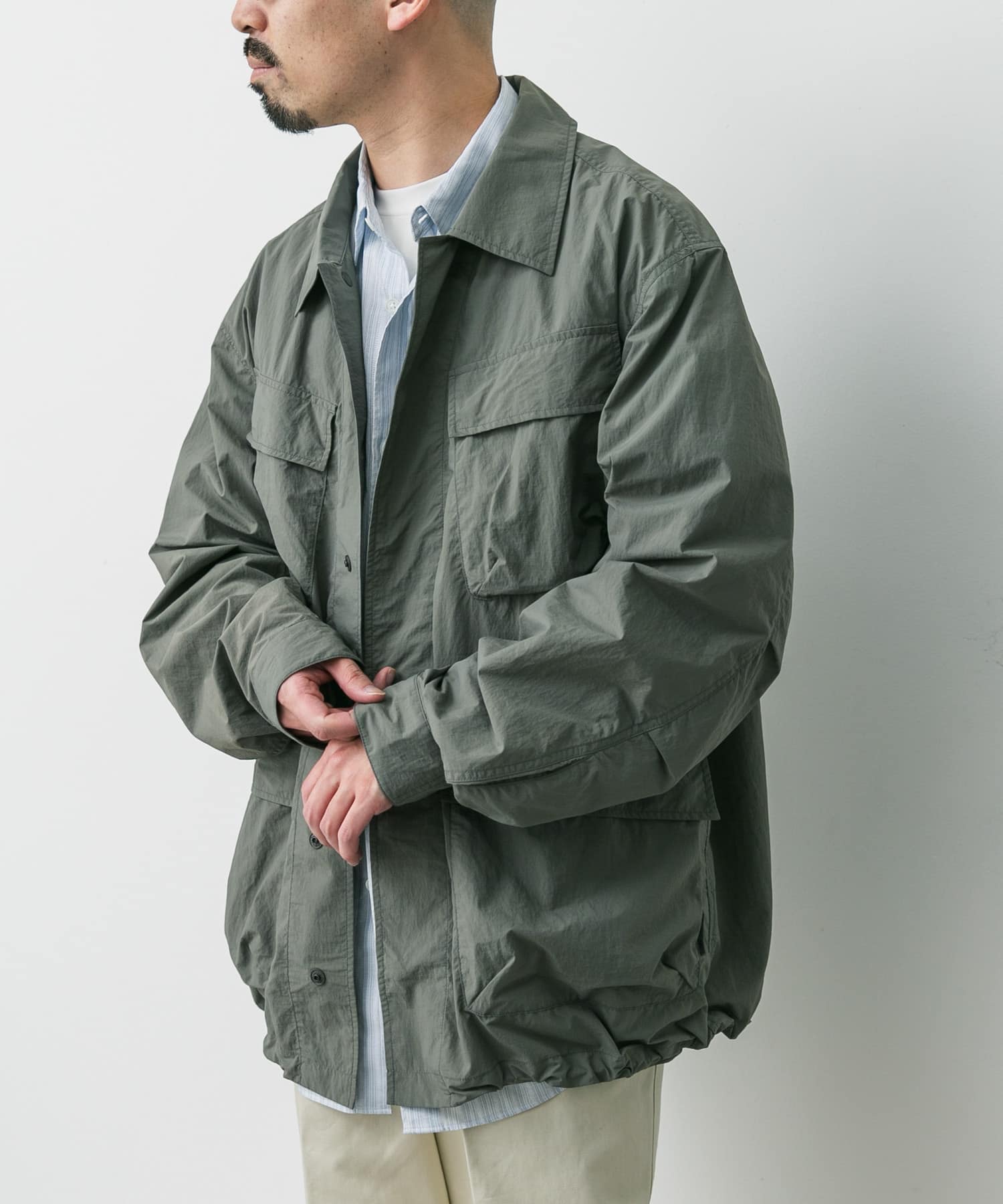Snow Peak Apparel×DOORS　Nylon Tussah Blouson / 尼龍外套