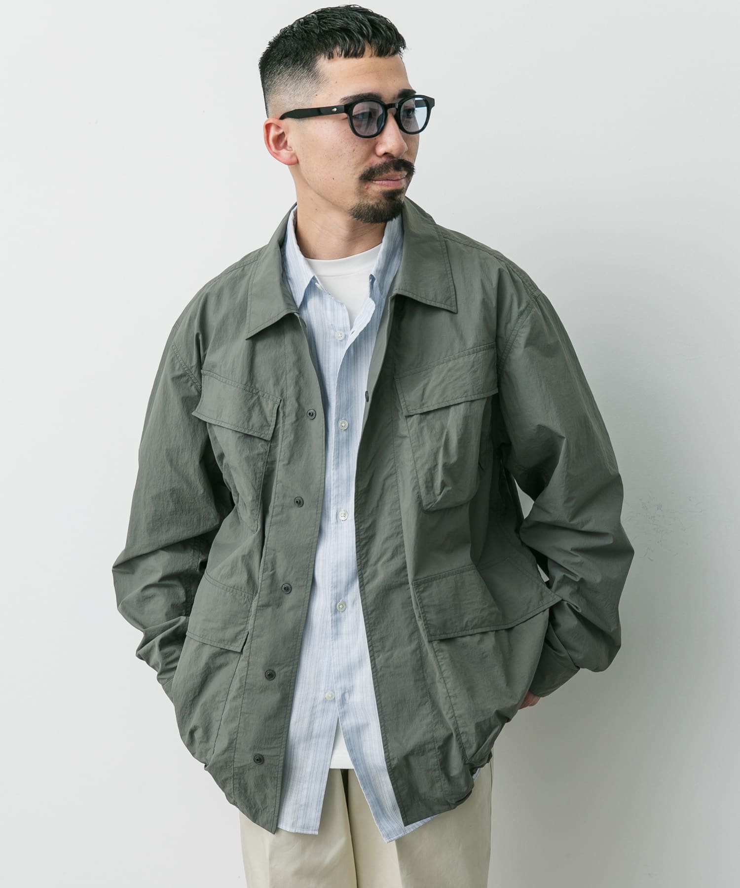 Snow Peak Apparel×DOORS　Nylon Tussah Blouson / 尼龍外套