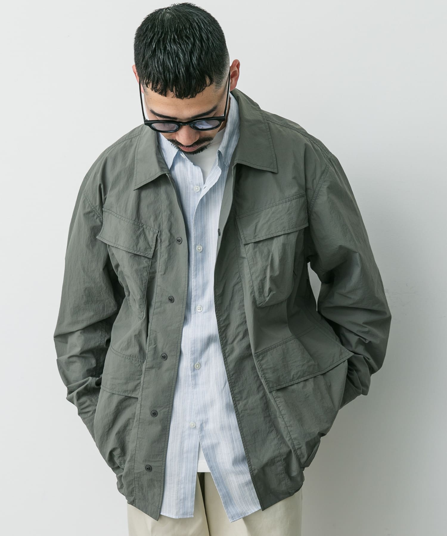 Snow Peak Apparel×DOORS　Nylon Tussah Blouson / 尼龍外套