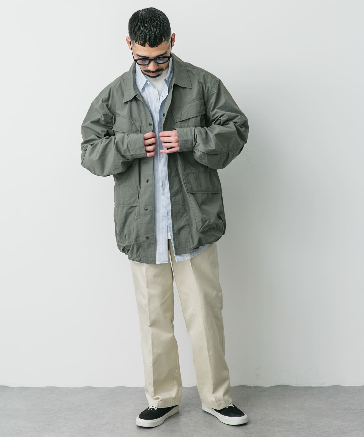 Snow Peak Apparel×DOORS　Nylon Tussah Blouson / 尼龍外套
