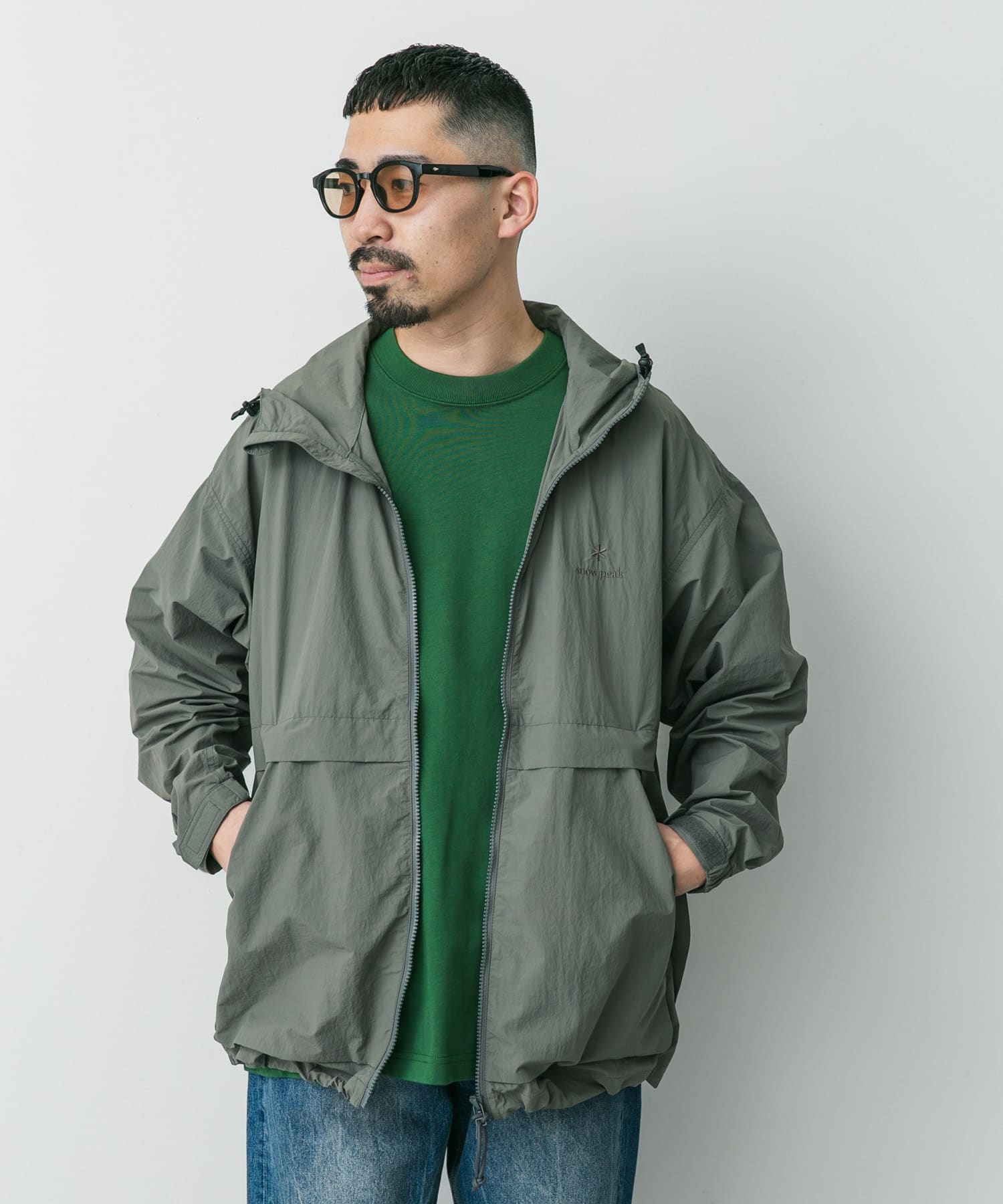 Snow Peak Apparel×DOORS　Nylon Tussah Jacket / 尼龍外套
