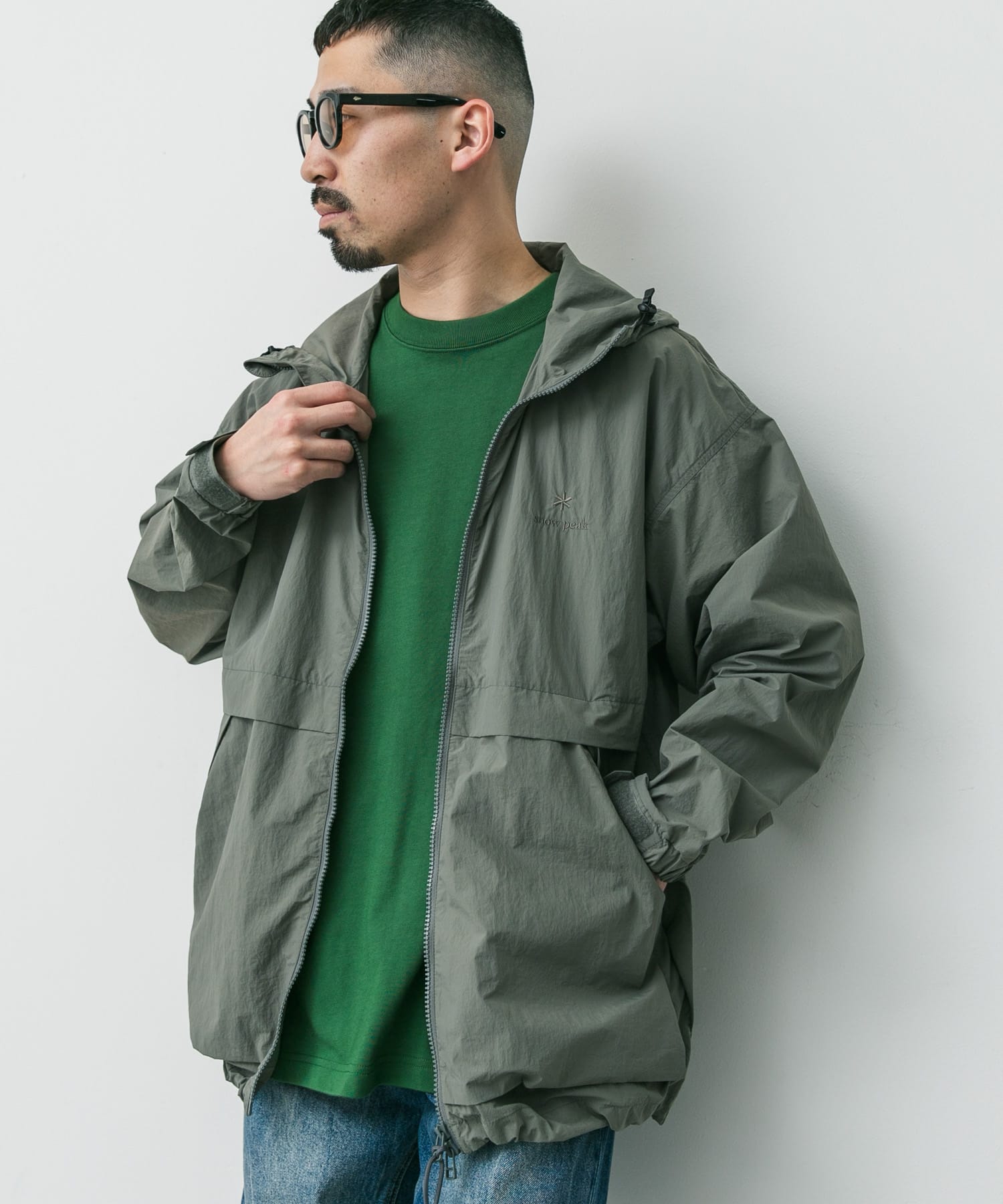 Snow Peak Apparel×DOORS　Nylon Tussah Jacket / 尼龍外套