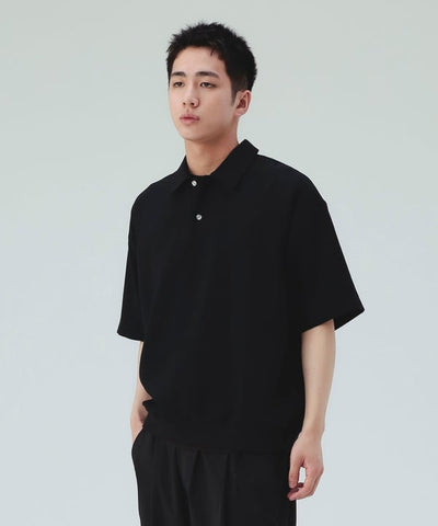 BEAMS HEART / 亞麻 速乾 POLO 衫