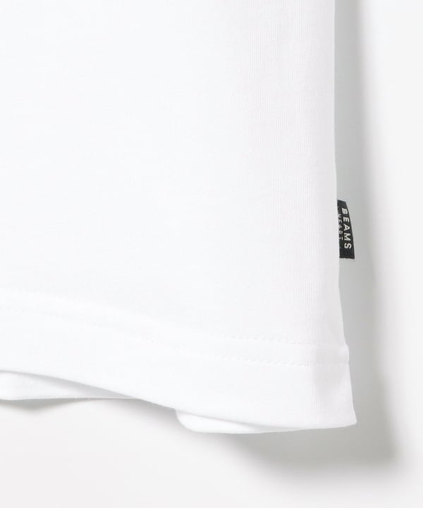 BEAMS HEART / 刺繡口袋短袖T 恤