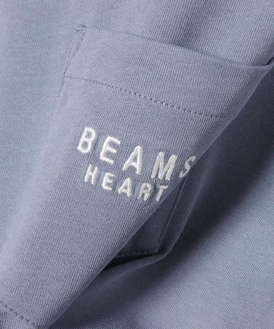 BEAMS HEART / 刺繡口袋短袖T 恤