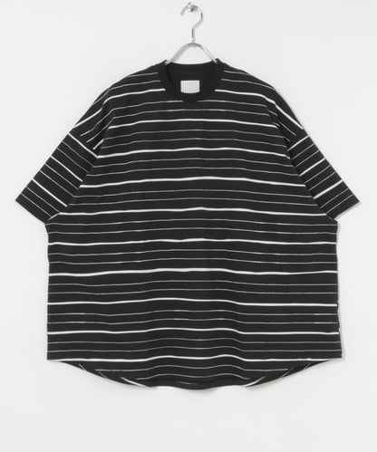 SFC　SUPER BIG MIX SIDE STRIPES SS TEE / 條紋短袖T恤