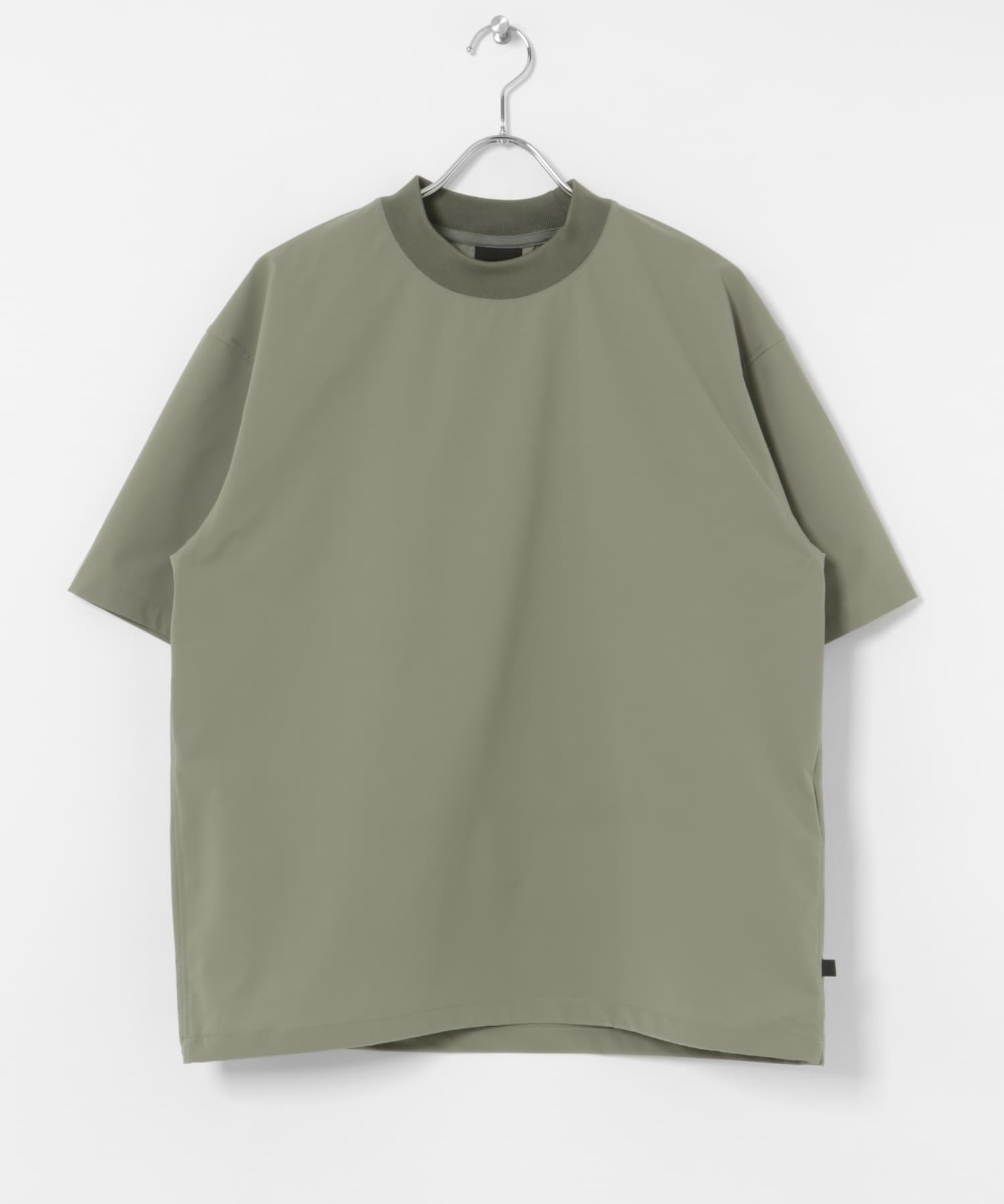 DAIWA PIER39　TECH MOCK NECK S/S TEE / 科技 棉質彈性短袖T恤