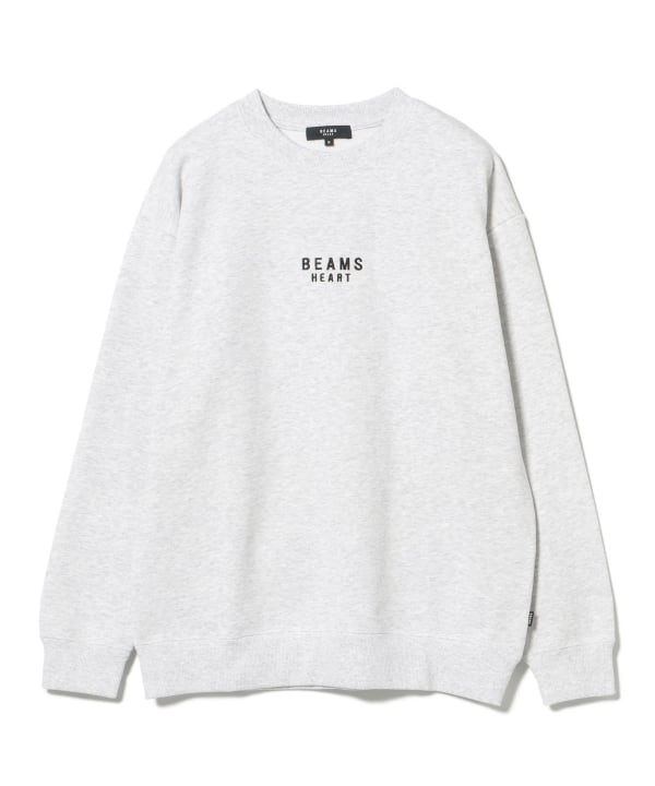 BEAMS HEART / 刺繡標誌 圓領衫