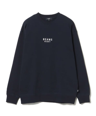 BEAMS HEART / 刺繡標誌 圓領衫